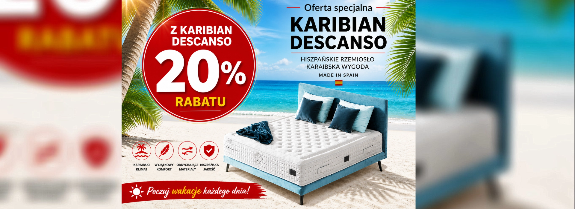 promocja materace KARIBIAN